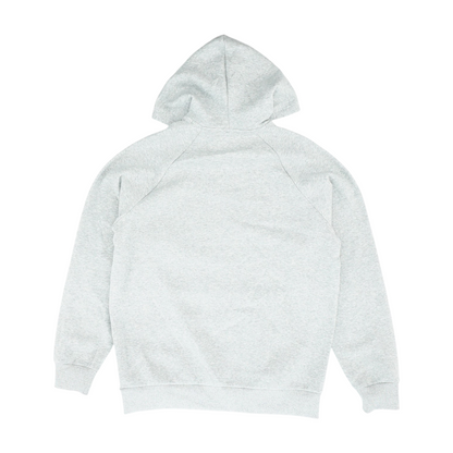 Gray Solid Hoodie Pullover