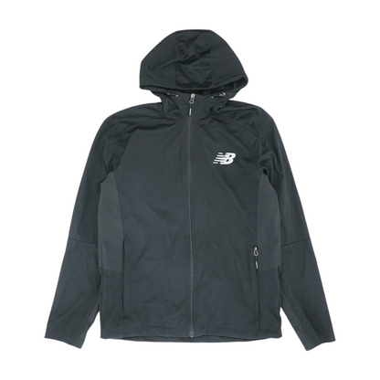 Black Solid Active Jacket