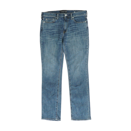 Navy Straight Jeans