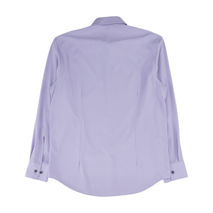 Lavender Solid Long Sleeve Button Down
