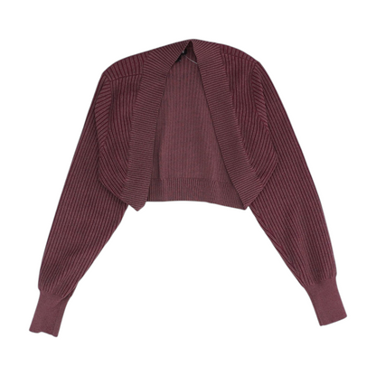 Maroon Plus Cardigan Sweater
