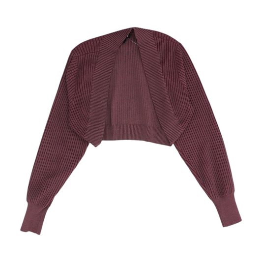 Maroon Plus Cardigan Sweater