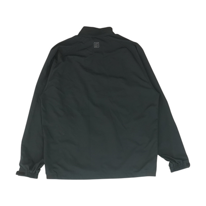 Black Solid 1/4 Zip Pullover