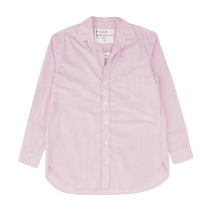 Pink Check Button Down