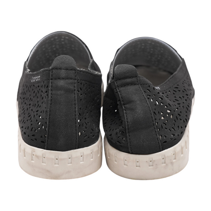 Black Slip-On Flats