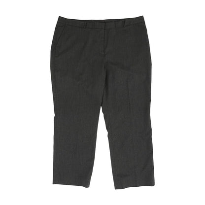 Charcoal Solid Dress Pants
