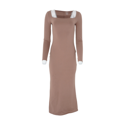 Brown Midi Dress