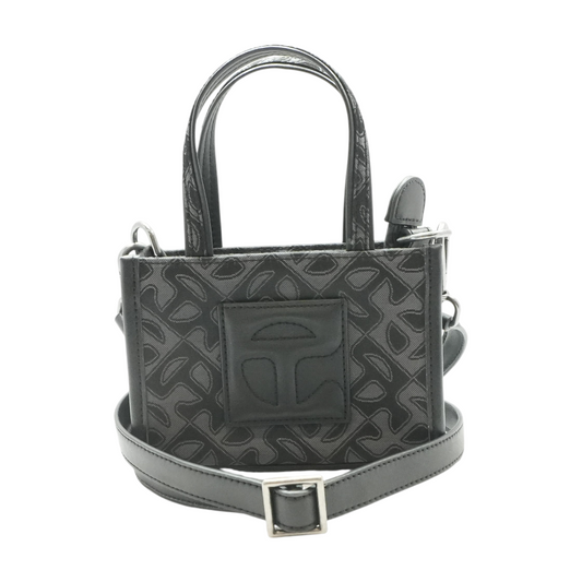 Black Monogram SS23 Small Jacquard Shopper