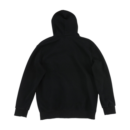 Black Solid Hoodie Pullover