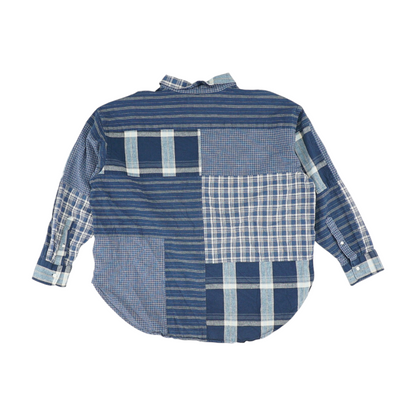 Blue Plaid Flannel Button Down