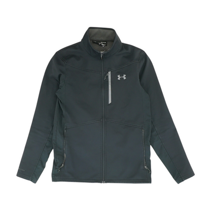 Black Solid Active Jacket