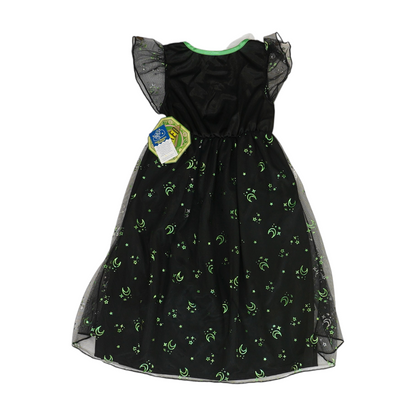 Black Print Gown