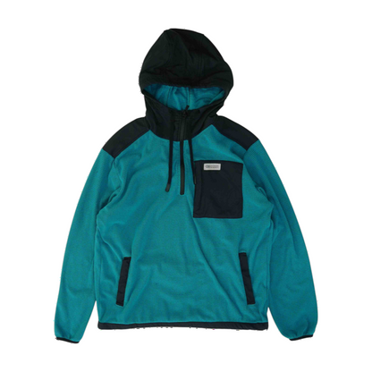 Teal Solid Hoodie Pullover