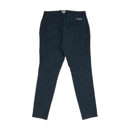 Navy Polka Dot Regular Pants
