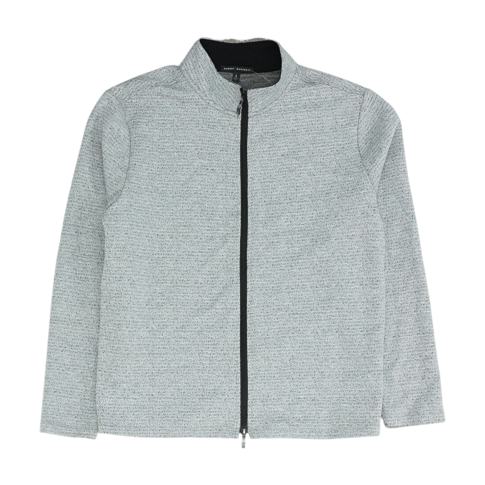 Robert Barakett Gray Abstract Jacket – Image 1