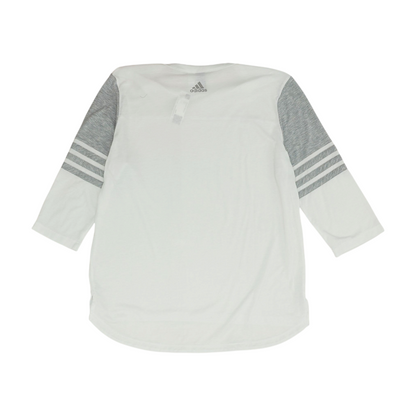 White Color Block Blouse