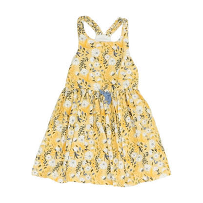 Yellow Floral Dress