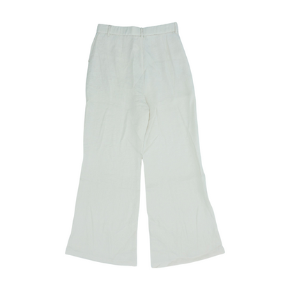 Beige Wide Leg Pants