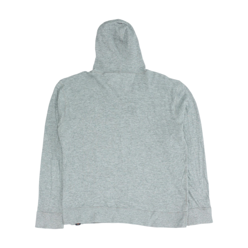 Gray Solid Hoodie Pullover