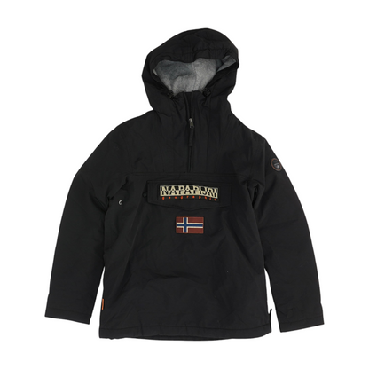 Black Solid 1/4 Zip Pullover
