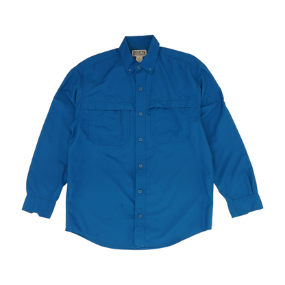 Teal Solid Outdoor Button Down