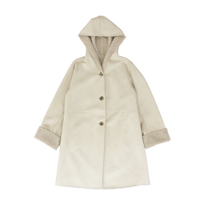 Beige Solid Coat