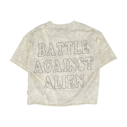 Beige Print T-Shirt