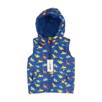 Blue Graphic Vest