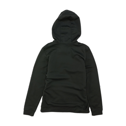 Black Color Block Hoodie Pullover