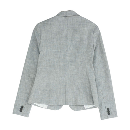 Gray Solid Blazer