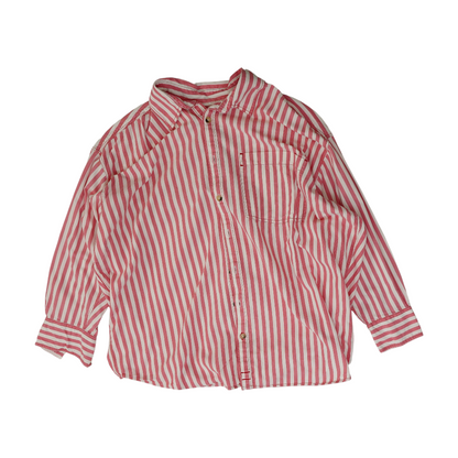 Pink Striped Button Down