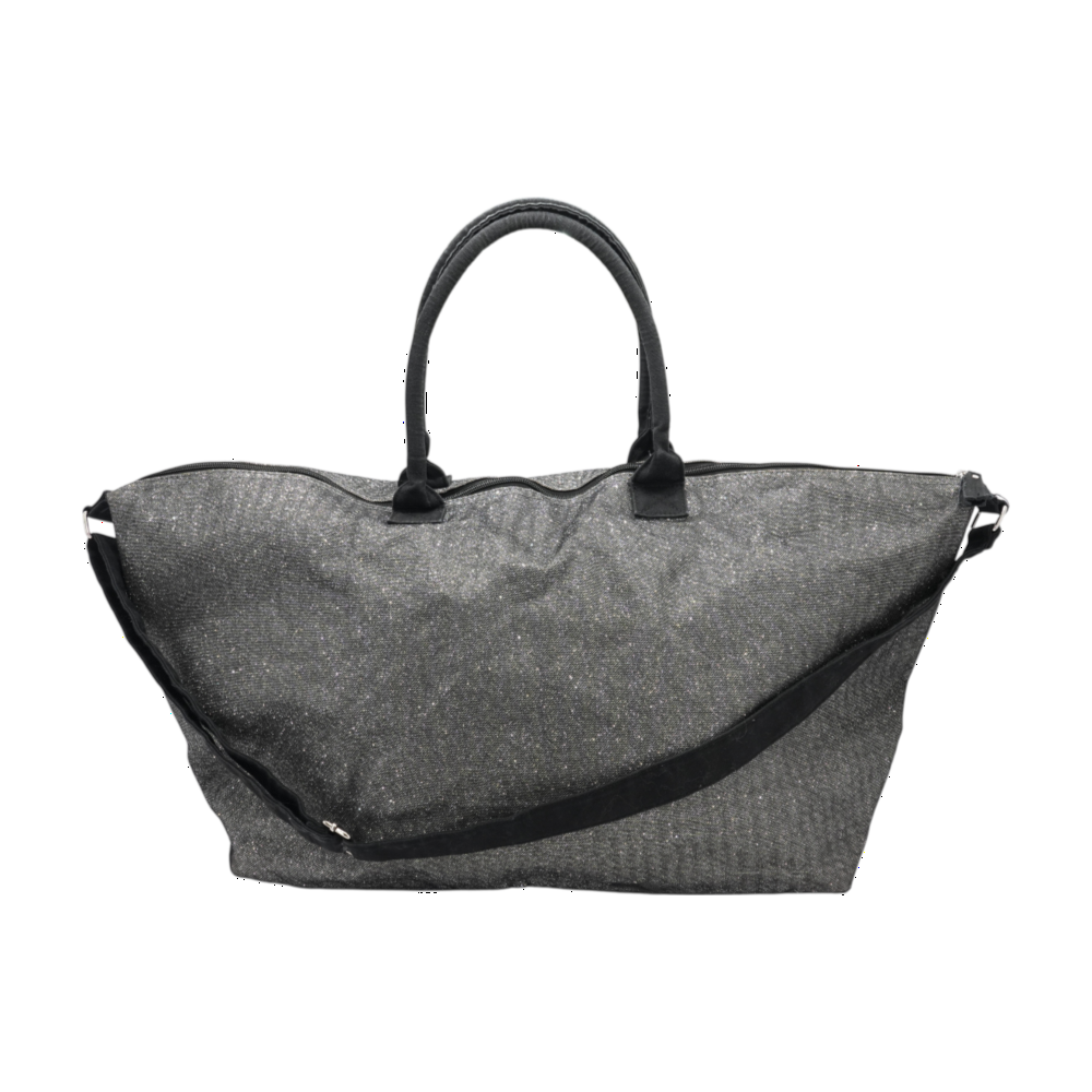 Silver Weekender Bag