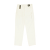 White Long Straight Jeans