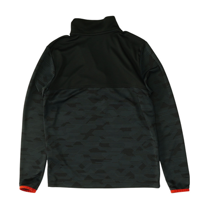 Charcoal Abstract 1/4 Zip Pullover