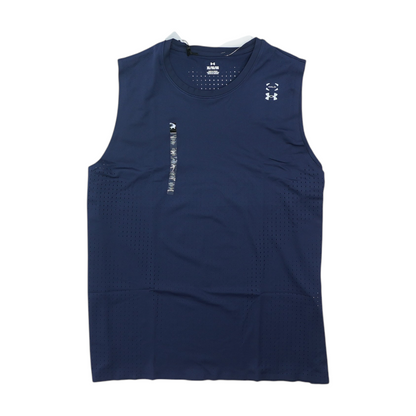Navy Solid Active Tank
