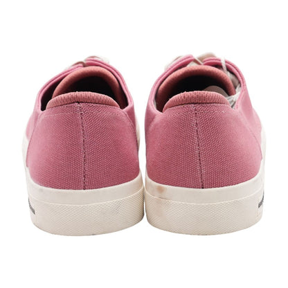 Red Lace Up Casual Shoes