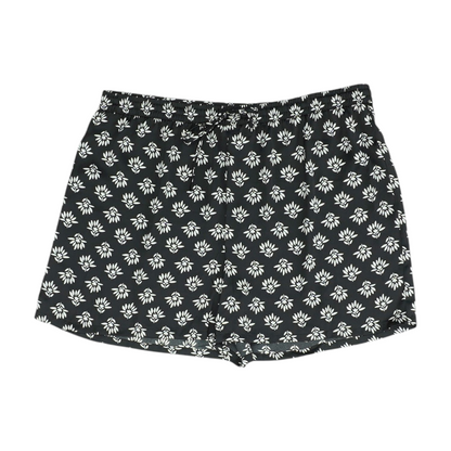 Black Graphic Pajama Bottom