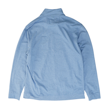 Blue Chevron 1/4 Zip Pullover