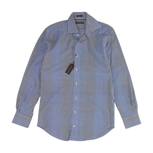 Blue Check Long Sleeve Button Down
