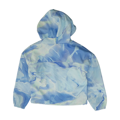 Blue Abstract Active Jacket