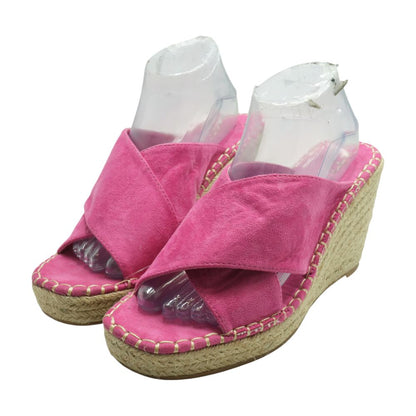 Pink Wedge Heels