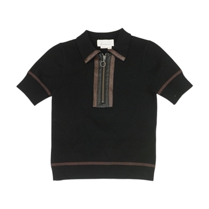 Black 1/4 Zip Sweater