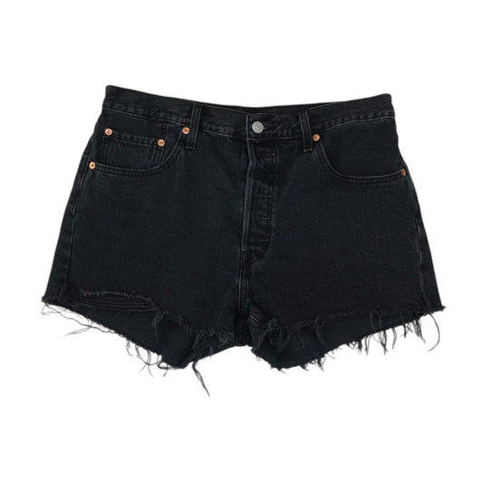 Black Denim Shorts