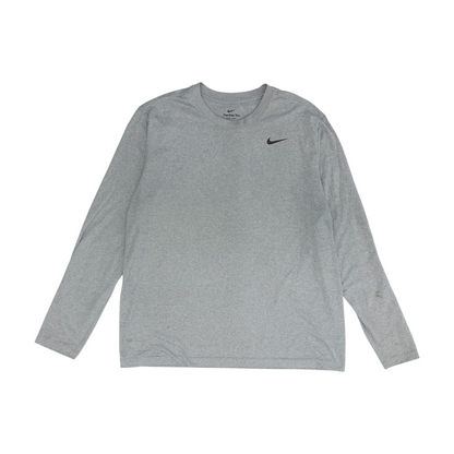 Gray Solid Active T-Shirt