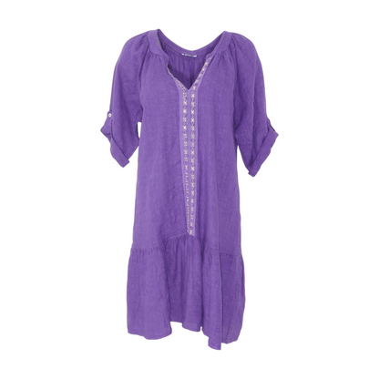 Purple Midi Dress
