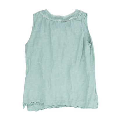 Green Petite Blouse