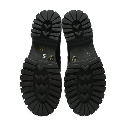 Black Slip-On Flats