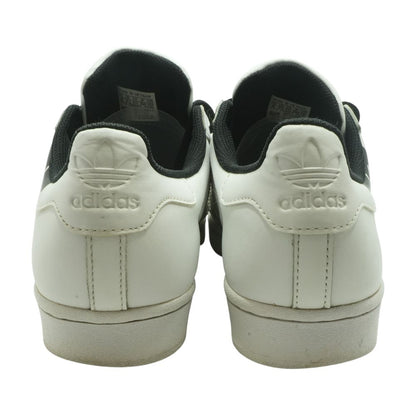 Superstar White Leather Low Top Athletic Shoes