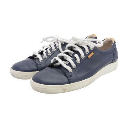 Navy Low-Top Athletic Shoes
