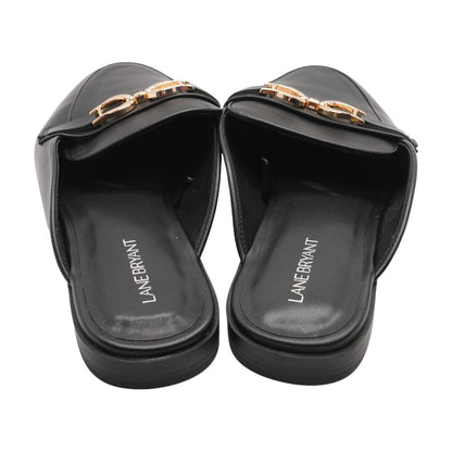 Black Slip-On Flats